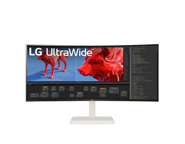 LG 38-INCH ULTRAWIDE CURVED MONITOR FOR IMMERSIVE WORK