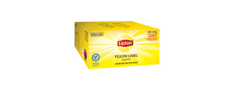 LIPTON YELLOW LABEL QUALITY BLACK TEA - 1200 BAGS BULK