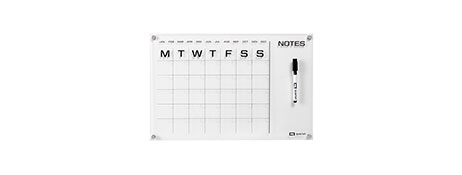 QUARTET MAGNETIC ACRYLIC MONTHLY PLANNER FOR HOME ORGANIZATION
