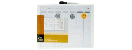 UNSPECIFIED MANUFACTURER MAGNETIC DRY ERASE MONTHLY CALENDAR BOARD FOR HOME & OFFICE