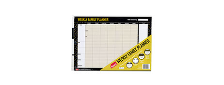 GENERIC HOUSEHOLD ORGANIZER REUSABLE MAGNETIC UNDATED MONTHLY PLANNER FOR HOME ORGANIZATION