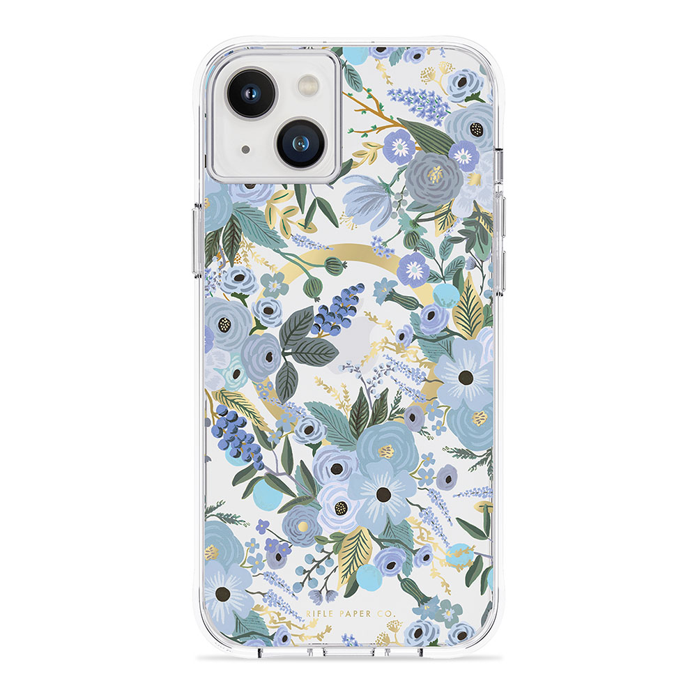 CASE-MATE GARDEN PARTY BLUE MAGSAFE CASE FOR IPHONE 14 PLUS