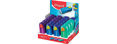 MAPED PVC-FREE ERASER WITH ERGONOMIC GRIP FOR CLEAN CORRECTIONS