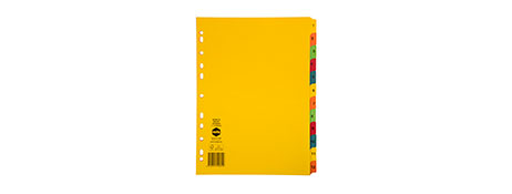 MARBIG A4 BRIGHTS INDEX DIVIDERS FOR EASY FILING ORGANIZATION
