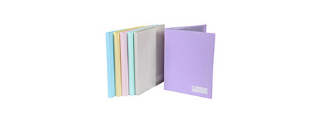 MARBIG A4 NON-REFILLABLE DISPLAY BOOK - 20 POCKETS (ASSORTED)