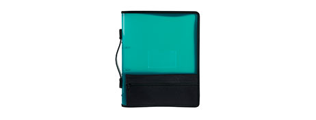 MARBIG A4 GREEN ZIPPER BINDER FOR PORTABLE FILING