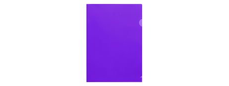 MARBIG A4 PURPLE LETTER FILE WITH TOP & SIDE OPENING