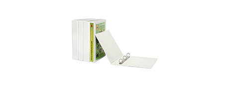 MARBIG A4 WHITE INSERT BINDER - 400 PAGE CAPACITY