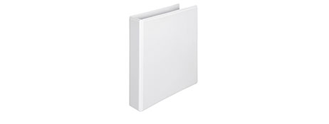 MARBIG A4 WHITE INSERT BINDER - DURABLE & CUSTOMISABLE FILING