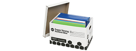MARBIG HEAVY DUTY ARCHIVE BOX FOR SECURE DOCUMENT STORAGE