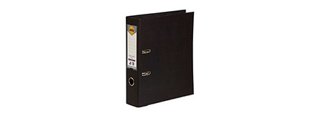 MARBIG BLACK A4 LEVER ARCH FILE - 75MM CAPACITY