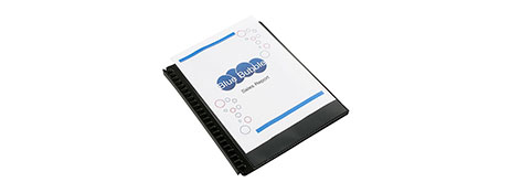 MARBIG BLACK REFILLABLE A4 DISPLAY BOOK FOR DOCUMENT STORAGE