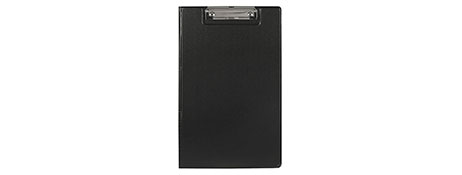 MARBIG DURABLE BLACK FOOLSCAP CLIPFOLDER FOR HOME & OFFICE