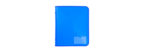 MARBIG BLUE ZIPPER BINDER A4 FOR SECURE DOCUMENT FILING