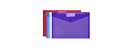 MARBIG DOCULOPE DOCUMENT HOLDER WALLET 150 PAGES ASSORTED