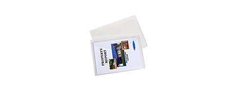 MARBIG CLEAR DOCUMENT WALLETS - FLAT STORAGE SOLUTION