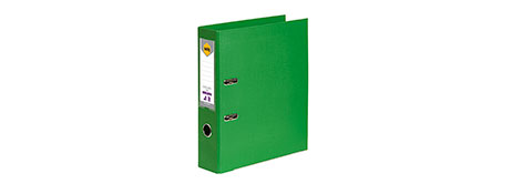 MARBIG GREEN FOOLSCAP LEVER ARCH FILE - 75MM CAPACITY