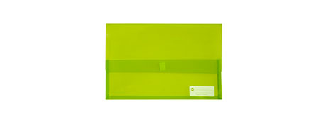 MARBIG POLYPICK DOCUMENT WALLET - LIME, 250 PAGES