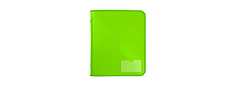 MARBIG LIME ZIPPER BINDER A4 - SECURE DOCUMENT FILING