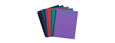 MARBIG REFILLABLE DISPLAY BOOK - ASSORTED COLOURS