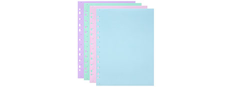 MARBIG SOFT TOUCH BINDER DISPLAY BOOK SLEEVES - PASTEL COLOURS