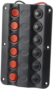 GENERIC MARINE MARINE SWITCH PANEL WITH CIRCUIT BREAKERS FOR BOATS