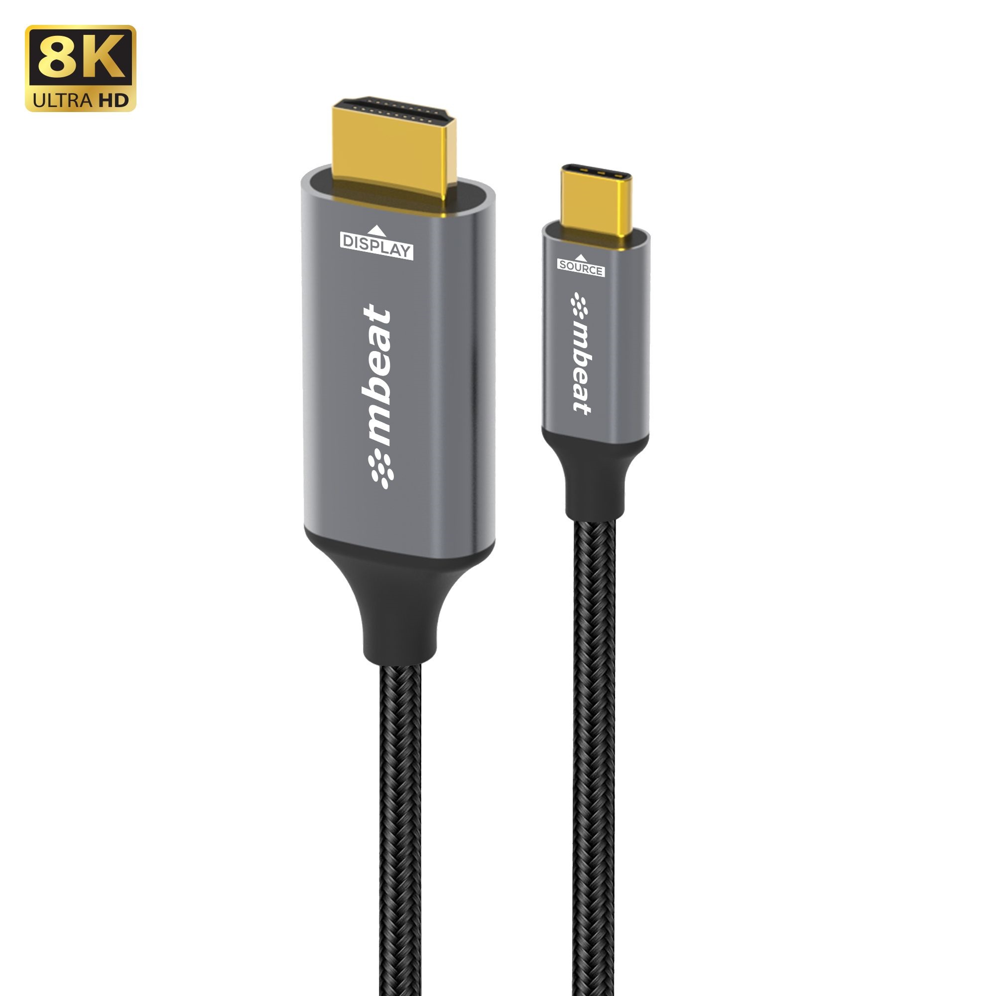 MBEAT 8K HDMI CABLE 1.8M HIGH SPEED FOR GAMING & AV