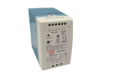 MEAN WELL SINGLE OUTPUT DIN RAIL POWER SUPPLY FOR AUTOMATION
