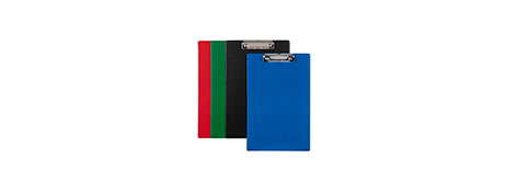 UNSPECIFIED MANUFACTURER DURABLE METAL CLIPBOARDS WITH RETRACTABLE HOOK - A4 & FOOLSCAP