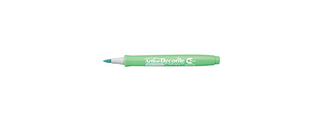 UNSPECIFIED MANUFACTURER METALLIC GREEN BRUSH PEN FOR CARD, GLASS, METAL DECORATING