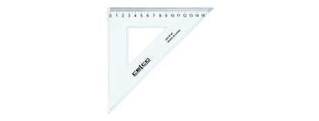 UNKNOWN MANUFACTURER DURABLE METRIC SET SQUARE SET (45° & 60°) FOR DRAWING & DRAFTING