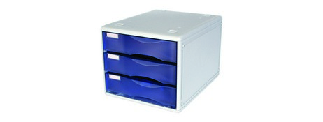 METRO'S 3-DRAWER STORAGE FOR FOOLSCAP & BROCHURES
