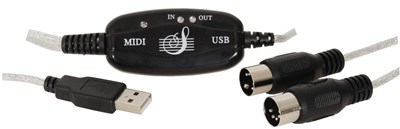 GENERIC/UNSPECIFIED MANUFACTURER PLUG & PLAY MIDI TO USB INTERFACE FOR KEYBOARDS & CONTROLLERS