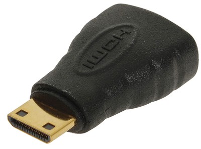 MINI HDMI TO HDMI ADAPTOR PLUG SOCKET CONVERTER