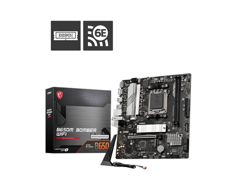 MSI B760M BOMBER WIFI MOTHERBOARD FOR RELIABLE PERFORMANCE