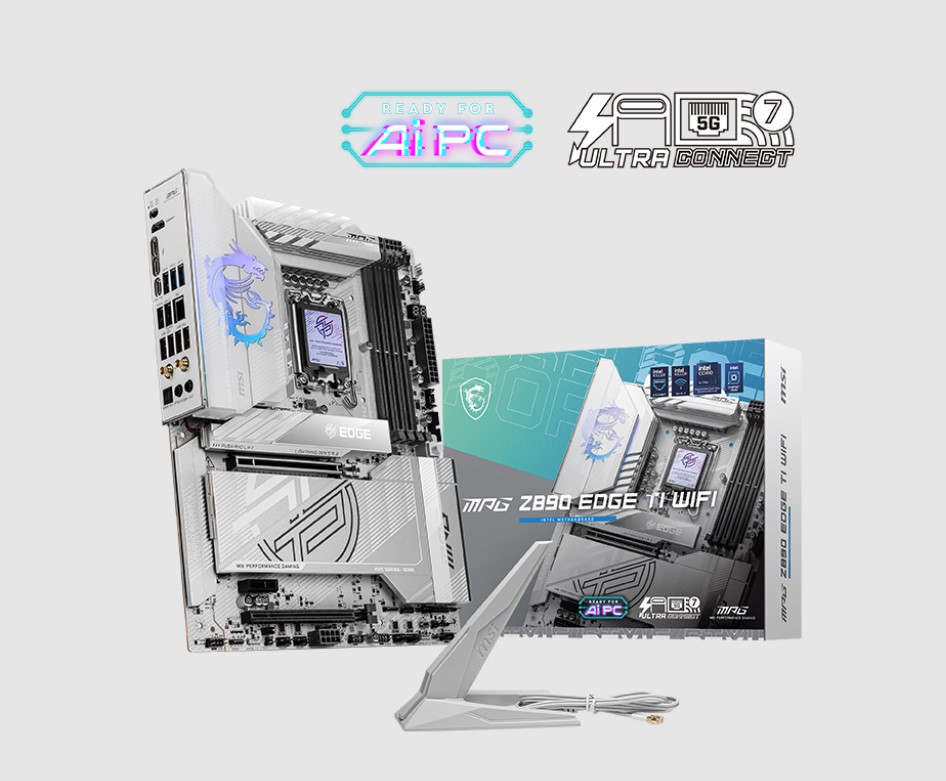 MSI MPG Z890 EDGE TI WIFI MOTHERBOARD FOR HIGH-END BUILDS