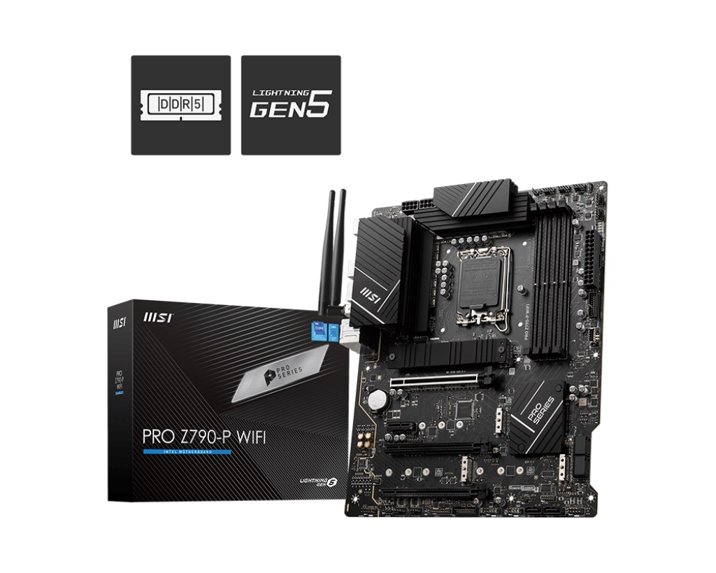 MSI PRO Z790-P WIFI MOTHERBOARD FOR INTEL 13TH/12TH GEN