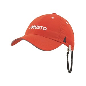 MUSTO CREW CAP FAST DRY RED - ESSENTIAL HEADWEAR