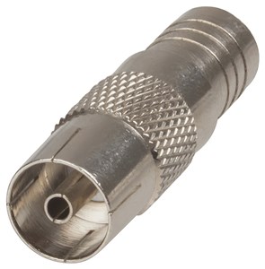 UNSPECIFIED MANUFACTURER PAL TV LINE SOCKET WITH RG6 CRIMP RING & CENTRE PIN