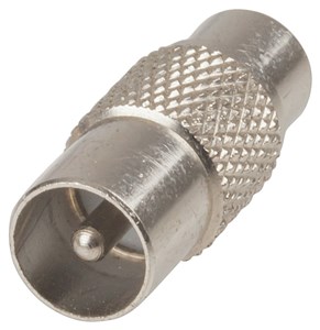 PAL TV PLUG TO RCA SOCKET ADAPTER FOR EASY CONNECTION