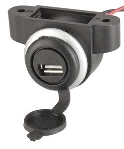 UNSPECIFIED MANUFACTURER PANEL MOUNT USB SOCKET FOR DASHBOARDS - EASY INSTALL