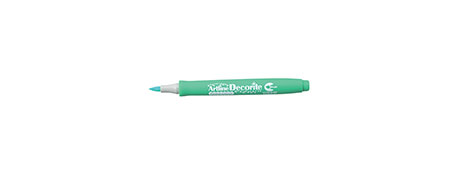 UNSPECIFIED MANUFACTURER PASTEL GREEN BRUSH TIP PAINT MARKER FOR GLASS & CRAFTS