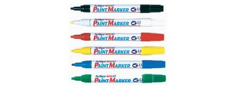 UNSPECIFIED MANUFACTURER PERMANENT ALUMINIUM MARKER PENS - ASSORTED COLOURS