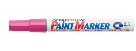 UNSPECIFIED MANUFACTURER PERMANENT PINK MARKER PEN FOR DARK SURFACES - QUICK DRY