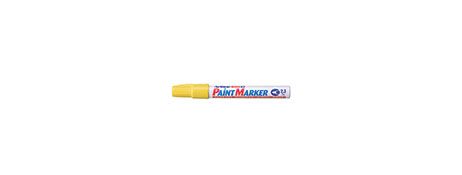 UNSPECIFIED MANUFACTURER PERMANENT YELLOW MARKER PEN FOR DARK SURFACES - FAST DRY