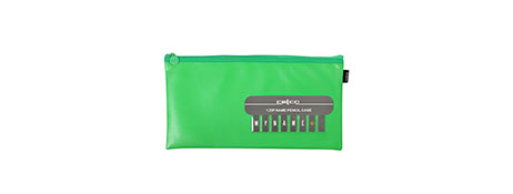 UNSPECIFIED MANUFACTURER PERSONALISED GREEN POLYURETHANE PENCIL CASE FOR SCHOOL & OFFICE