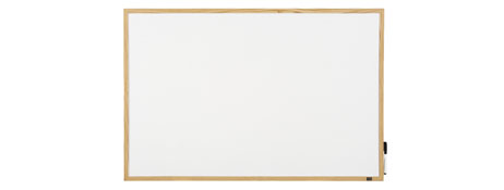 QUARTET 900X600MM MELAMINE WHITEBOARD WITH NATURAL PINE FRAME