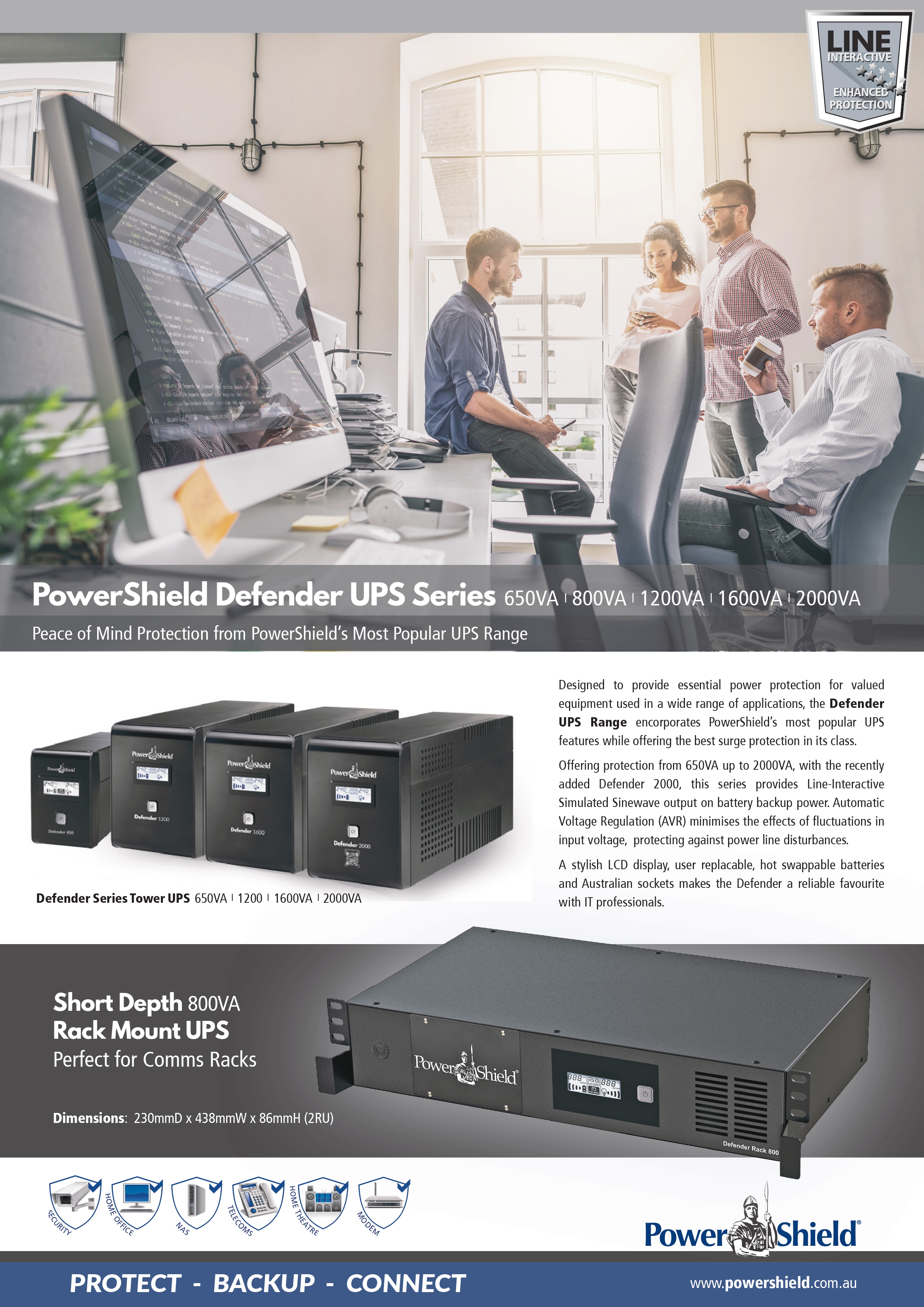 POWERSHIELD 1600VA UPS FOR RELIABLE POWER PROTECTION