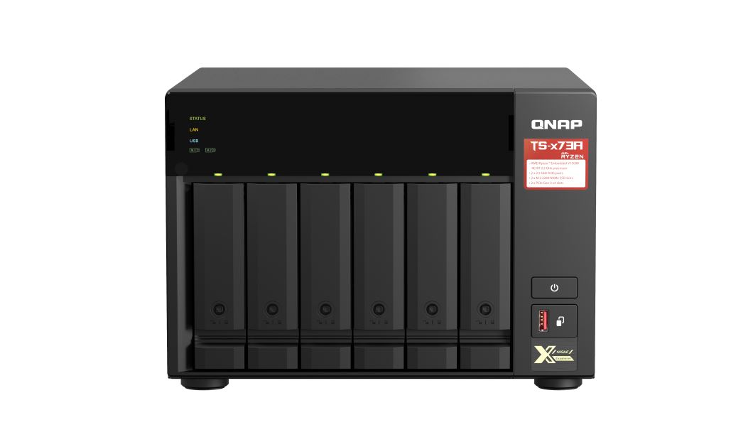 QNAP TS-673A-8G 8-BAY NAS ENCLOSURE FOR BUSINESS