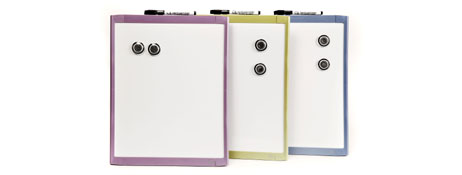 QUARTET BASICS ASSORTED WHITEBOARD SET - 4 PACK